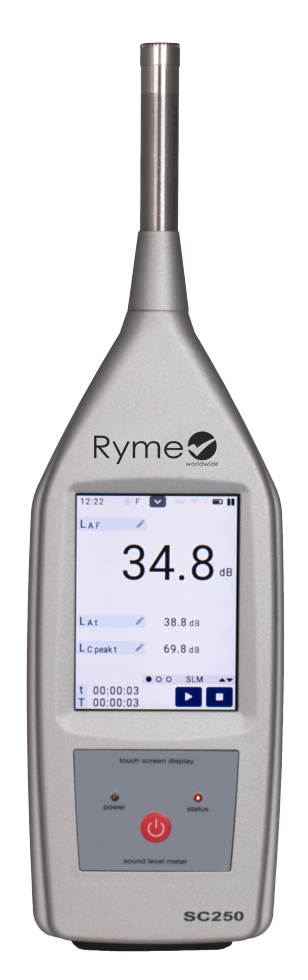 Integrating sound level meter SC-250 1 Sound level meter-class-2-SC-250-Ryme-Worldwide